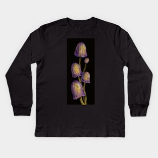 Mystic mushrooms Kids Long Sleeve T-Shirt